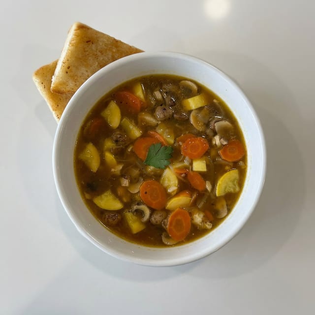 Bowl of Switch Chicken Soup.
